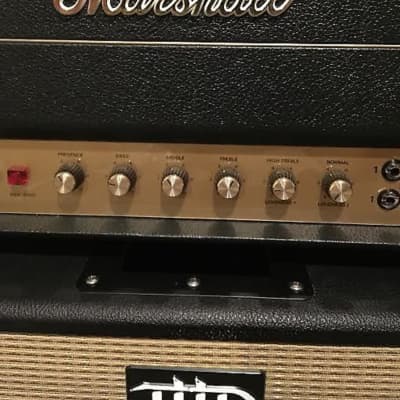 Marshall JTM45 reissue amp head & 80s Marshall with 4 25w Celestion Greenbacks w/flight case image 1