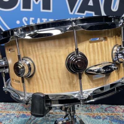 Russ McKinnon's, DW 14x6" Randall May/DW EQ Snare Drum 2005 - Natural Maple Oil image 19
