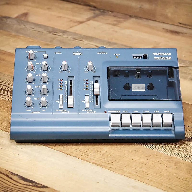 TASCAM Porta 02 mkII Ministudio 4-Track Cassette Recorder | Reverb