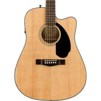 Fender CD 60SCE Single Cutaway Dreadnought Acoustic Guitar Reverb UK