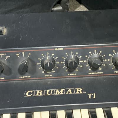 70's Vintage Crumar T1 Draw Bar "Organizer" electric organ, has issues image 8