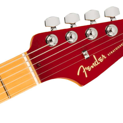 Fender Ultra Luxe Stratocaster. Maple Fingerboard, Plasma Red Burst image 6