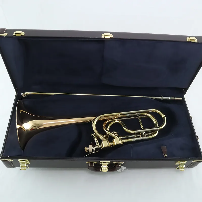 Bach Model 50A3G Stradivarius Bass Trombone with Hagmann Reverb