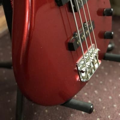 Yamaha RBX170 4-String Bass Guitar Metallic Red image 6