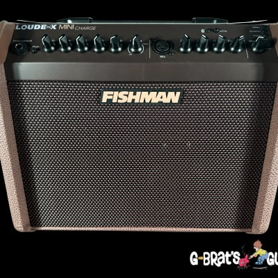 2022 Fishman Loudbox Mini Charge 60-Watt Rechargeable Acoustic Guitar Combo ~ Brown for sale