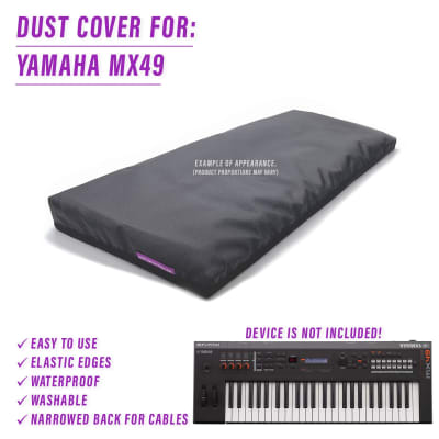 DUST COVER for Yamaha MX49 - Waterproof, easy to use, elastic edges