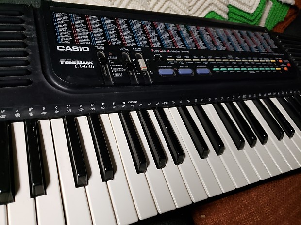 Vintage Casio CT-636 Keyboard Synth 465 Sound Tone Bank