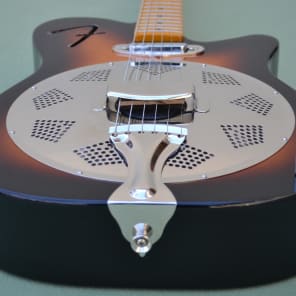 Fender Reso-Tele Acoustic/Electric Resonator  in 3 tone Sunburst image 5