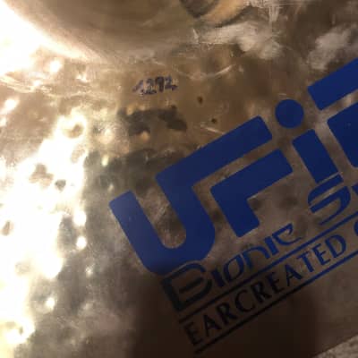 UFIP 17" Bionic Crash Cymbal - 1292g - Brilliant - Free shipping image 5
