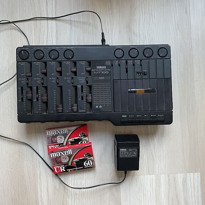 Yamaha MT100 Multitrack Cassette Recorder 1990s Black Reverb