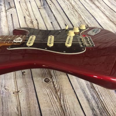 Custom made Stratocaster Style Guitar with a Candy Apple Red Finish image 12