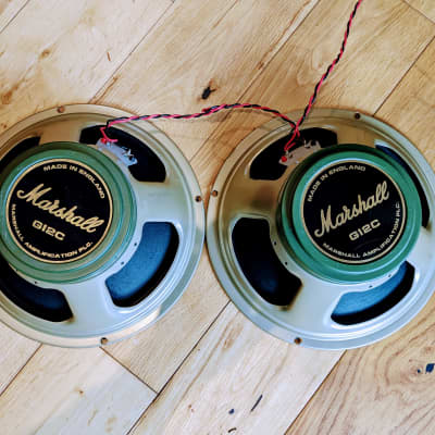 Celestion G12C Greenback Speaker Made In England Vintage Repro for Marshall Pair image 1
