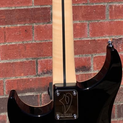 Vigier Excalibur Custom Mysterious Blue Flame Top Electric Guitar & Case image 11