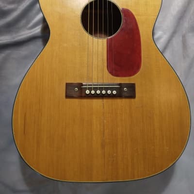 Harmony VINTAGE, RARE, H162 Flat Top Acoustic Guitar 1960s - Natural image 2