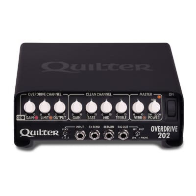 Quilter Overdrive 202 200W 2-Channel Guitar Amplifier Head image 1