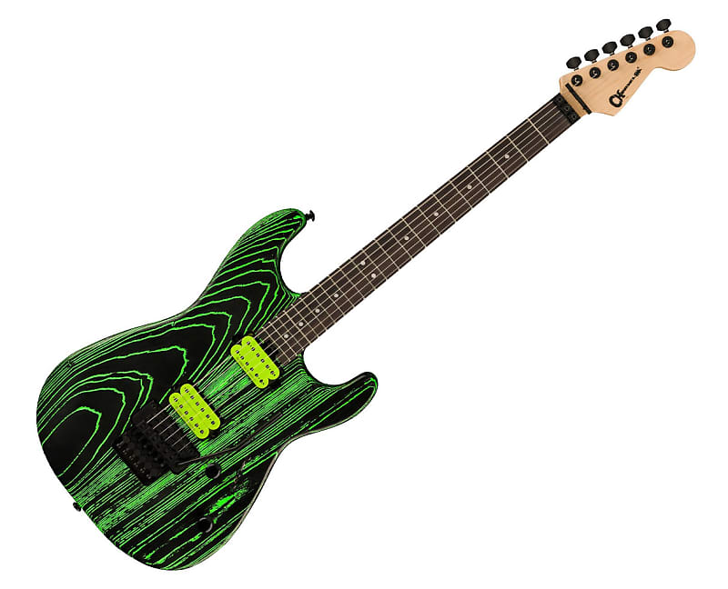Used Charvel Limited Edition Pro-Mod San Dimas Style 1 HH FR E - Ash Green Glow image 1