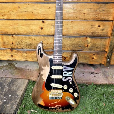 DY Guitars SRV Stevie Ray Vaughan First Wife No.1 relic strat body PRE-BUILD ORDER image 7