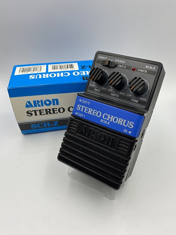 Arion SCH-Z Stereo Chorus Guitar Effect Pedal with Original Box and Manual