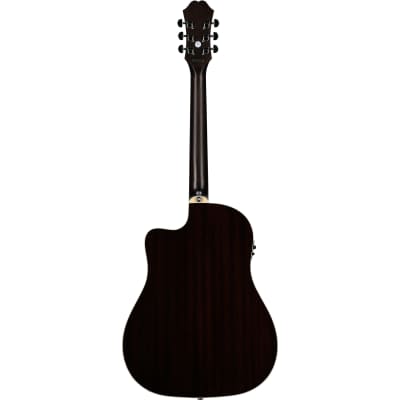 Epiphone J-45 EC Studio Acoustic-Electric Guitar, Natural image 6