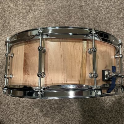 JJrums Ambrosia Maple 5.5x14 Stave Shell snare drum image 4