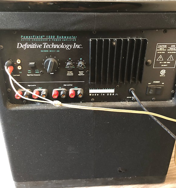 Definitive technology sale powerfield 1500 subwoofer