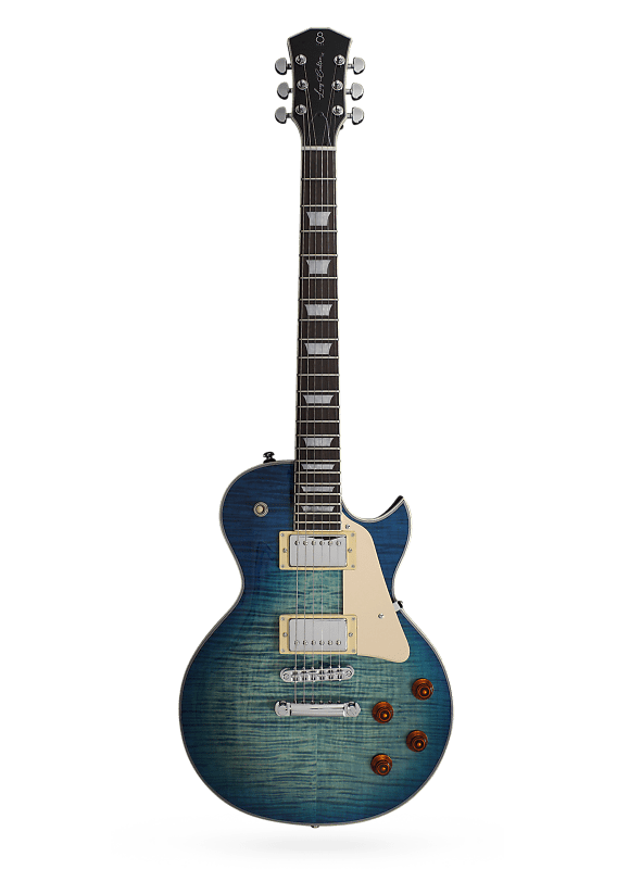 Larry Carlton L7 TBL Transparent Blue | Reverb