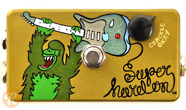 ZVex Super Hard On Boost Hand-Painted | Reverb