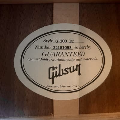 Gibson Generation Collection G-200 EC 2021 Natural image 18
