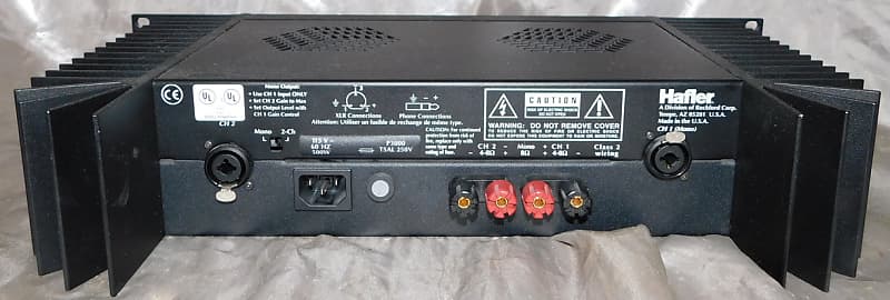 Hafler P3000 trans nova power amplifier | Reverb