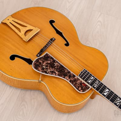 1939 Gibson Super 400 Pre-War Vintage Archtop Acoustic Guitar Blonde w/ Case image 10