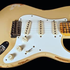 2015 Fender Stratocaster 1956 Custom Shop 56 Strat Heavy Relic Desert Sand image 1