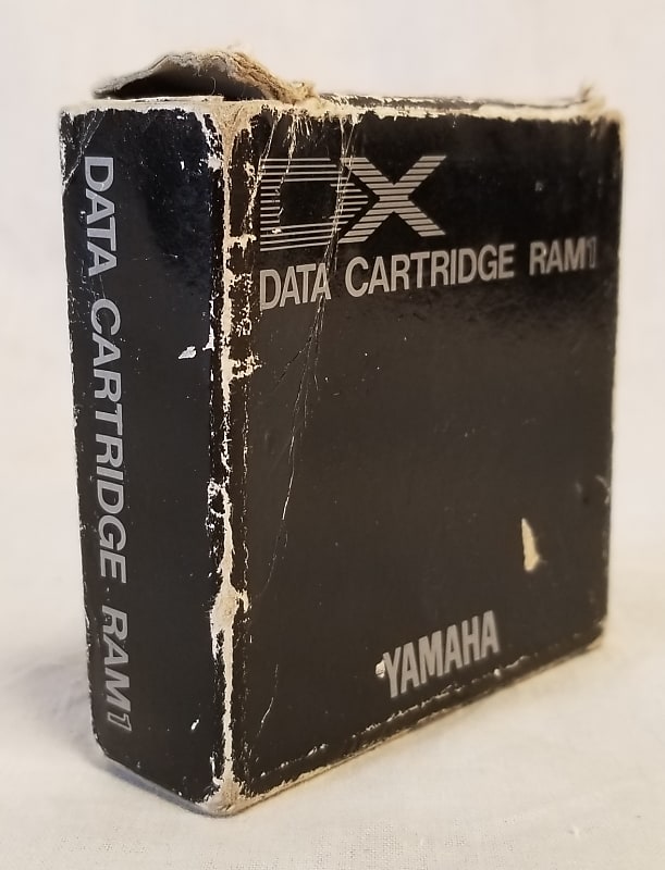 Yamaha NOS Vintage DX Data Cartridge Ram1 for DX7 Synth, MIJ