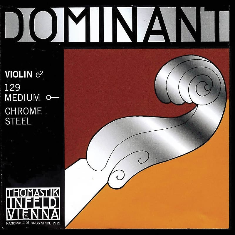 Thomastik Thomastik Dominant 4/4 Violin E String Medium Steel Ball-End image 1