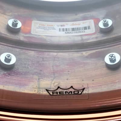 Ludwig Copper Phonic Natural Snare Drum 14x6.5 w/Copper Hardware image 4