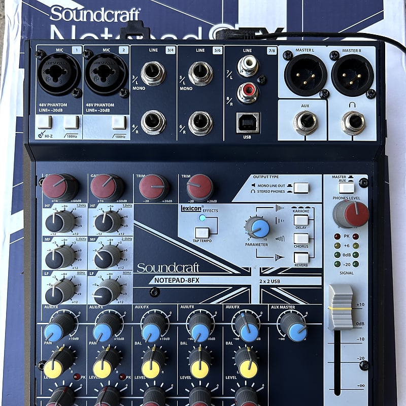 Soundcraft Notepad-8FX USB Mixer | Reverb