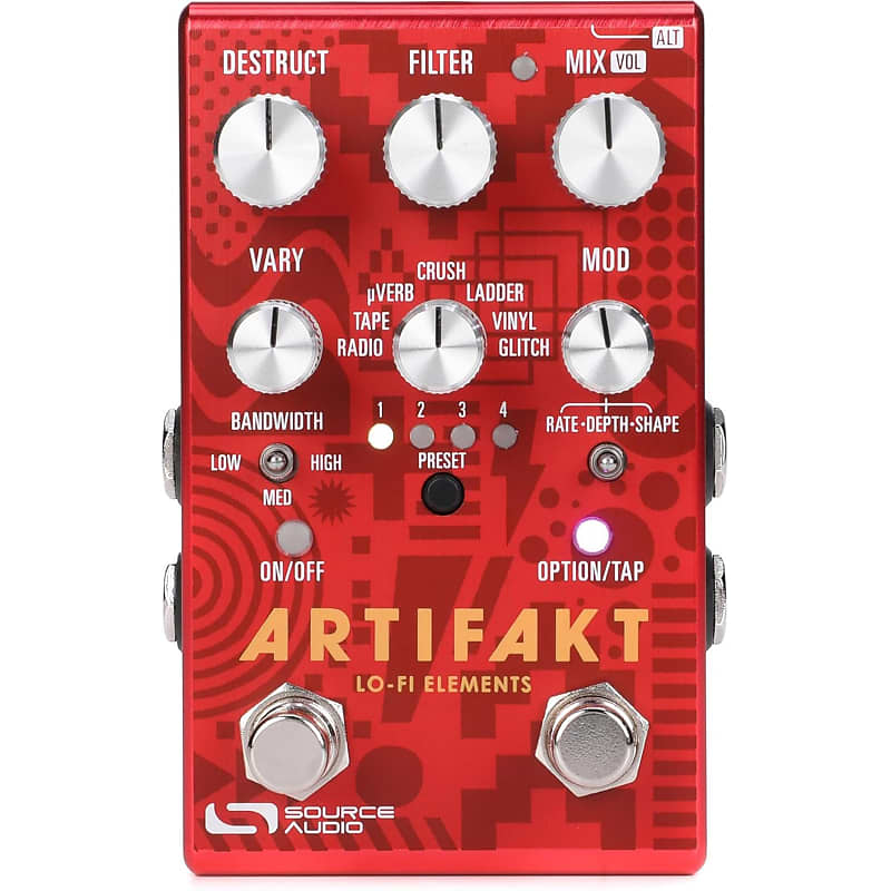 Source Audio Artifakt Lo-fi Elements Multi-effects Pedal image 1