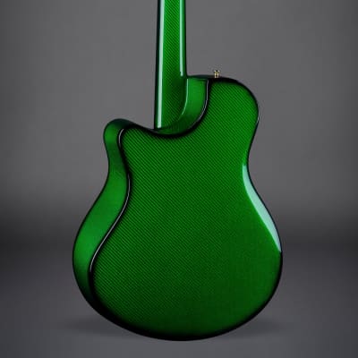 Emerald X7 | Carbon Fiber Parlor Travel Guitar image 3