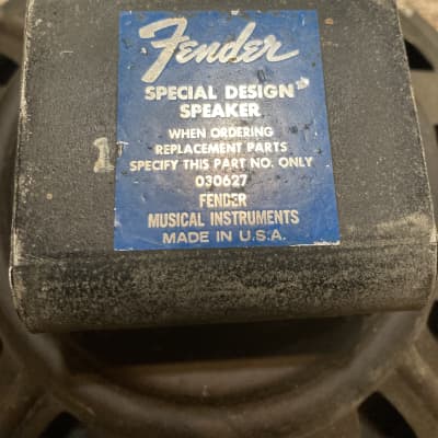 CTS Fender alnico 10” 8 ohms 1970’s - Blue label image 2