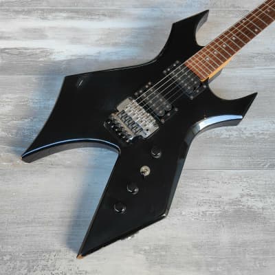 1989 BC Rich NJ Series RWG-OF Warlock (Black) | Reverb