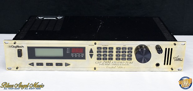1994 Limited Edition Gold-Face Digitech GSP 2101 Studio Tube
