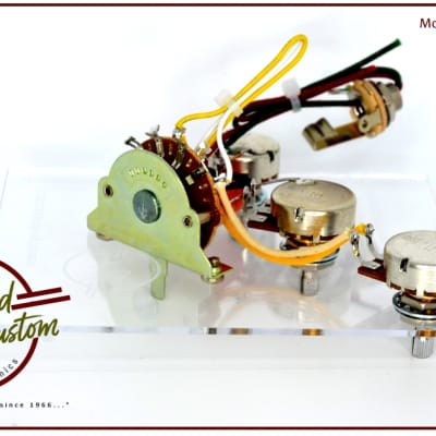 Hoagland Custom Handcrafted "Blender" Style Stratocaster Wiring for 3 single coils - with OD Cap image 3