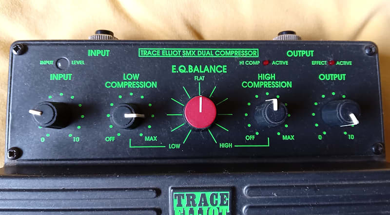 Trace Elliot SMX Dual Bass Compressor, 18v 1990s | Reverb