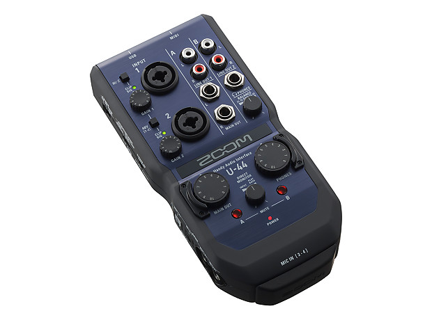 Zoom U-44 Mobile Studio Handy 4-Channel Audio Interface image 3