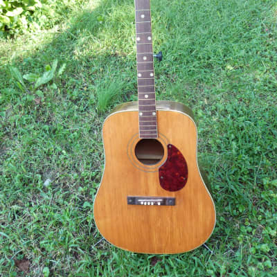 Kay  kay  6100 x braced spruce top acoustic project  1950's natural image 1