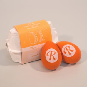 Reverb Limited Edition Egg Shakers - 2 Count Orange image 2