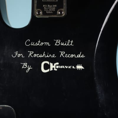 1984 Charvel Bass USA American Made Custom Record Company Order Black/Ebony image 4