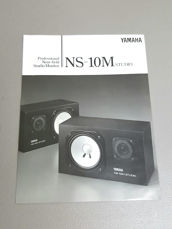 Yamaha NS-10m Studio - classic studio monitors Original Brochure