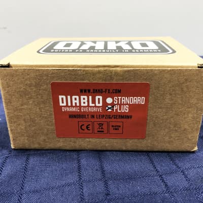 OKKO Pedals Diablo Plus Dynamic Overdrive Guitar Effect Pedal in Original Box image 8