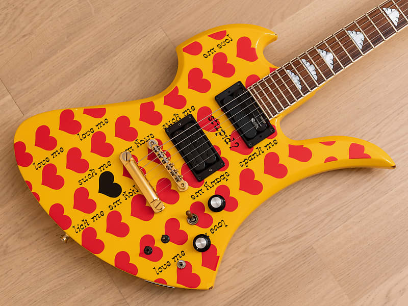 Burny Mockingbird MG-145S HY Hide X Electric Guitar Yellow