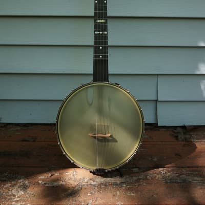 Mike Ramsey Fairbanks Electric Open Back Banjo Mahogany Whyte Laydie Tone Ring Hand Made Old Time image 2